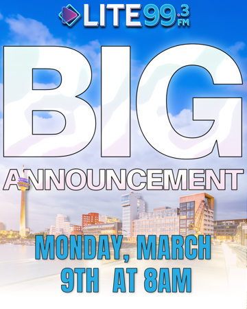 Big Announcement - Monday, March 9th